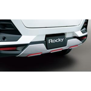 Rocky/ロッキー A200/A210 前期：純正 リヤアンダーガーニッシュ（レッド加飾付）(廃盤...