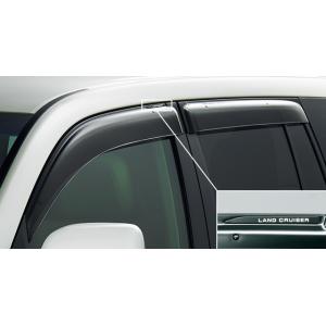 トヨタ ランドクルーザー70 純正サイドバイザー 1台分 GDJ76W ワイド