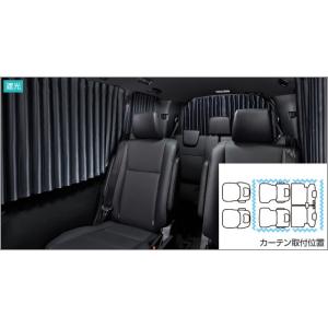 トヨタ（TOYOTA） ノア 80系 後期：純正 室内カーテン（遮光機能付