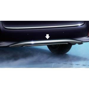 ヴェルファイア 30系　後期：純正 リヤバンパーガーニッシュ（メッキ）