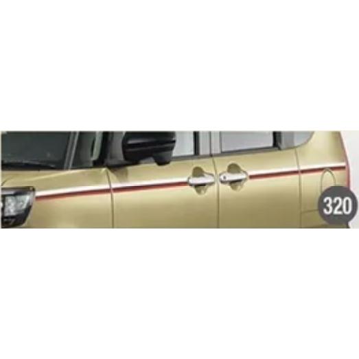 タント ファンクロス/LA650S/LA660S：純正 サイドストライプ(ホワイト／オレンジ)