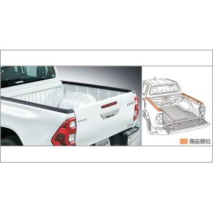 ハイラックストラック/HILUX GUN125 後期：純正 ゲートプロテクター（サイド）左右セット