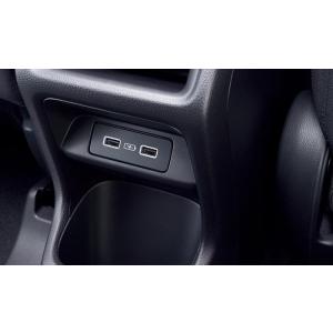 ヴェゼル RV系：純正 USBチャージャー（リア用　2口／5V／各最大2.5A）