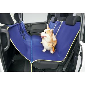 ヴェゼル RV系：純正 ペットシートマット（Mサイズ／表面撥水加工）(ブルー/グレー選択)