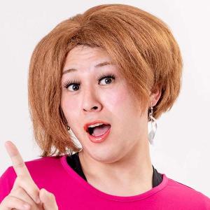 かつら　TV有名人　どんだけ(つけまつげ付き)