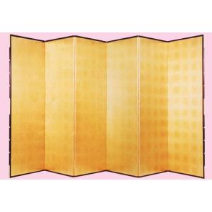 金屏風　高さ2m10cm
