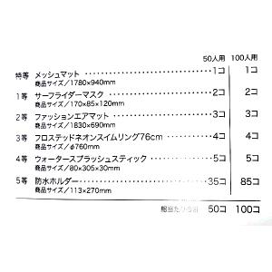夏アイテム抽選会 100人用の詳細画像1