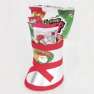 クリスマス景品　お菓子入り銀ブーツ　小　48セット｜epkyoto