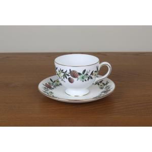 ウェッジウッド　サマーガーランド　デュオ　カップ　WEDGWOOD　SUMMER GARLAND　イギリス　ヴィンテージ　L225｜epocavintagedishes