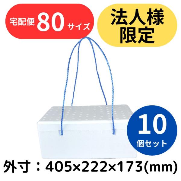 クーラーボックス 発泡スチロール箱 中型 10個セット 法人限定 まとめ買い 保冷 断熱 梱包材 食...