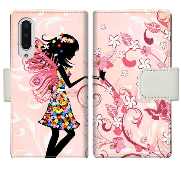 softbank AQUOS zero5G basic A002SH 手帳型ケース 出会いデザイン