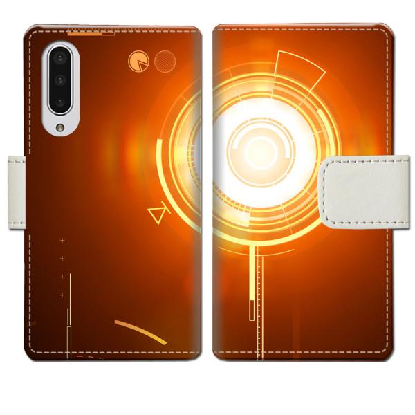 softbank AQUOS zero5G basic A002SH 手帳型ケース エレクティカデザ...