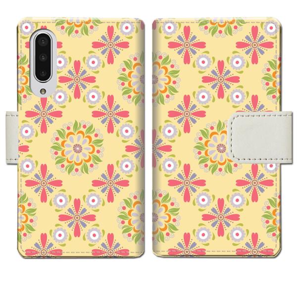 softbank AQUOS zero5G basic A002SH 手帳型ケース サンフラワーデザ...