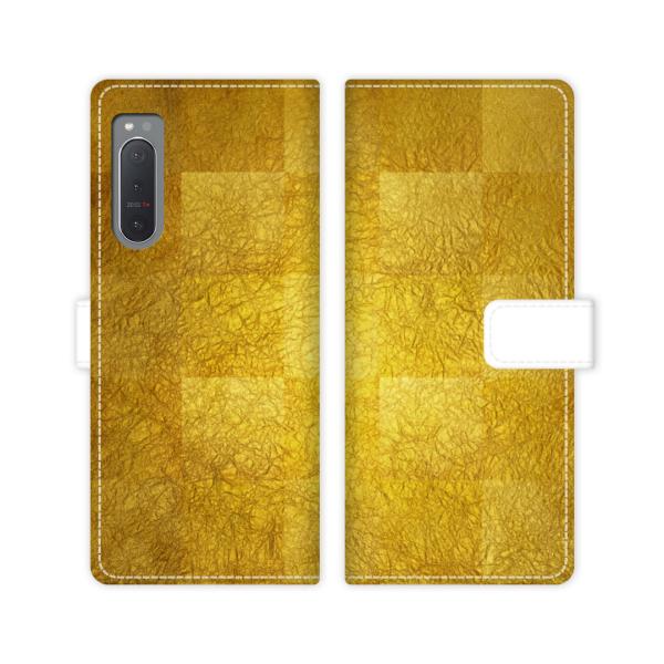 softbank Xperia 5 II A002SO 手帳型ケース 雅チェックデザイン
