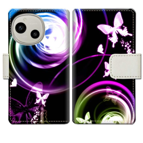 softbank AQUOS R9 A401SH / docomo SH-51E 手帳型ケース 夢想...