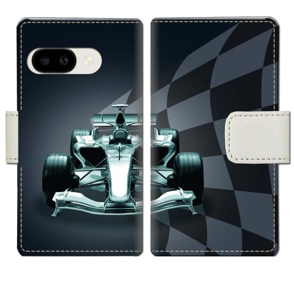Google Pixel 9a 手帳型ケース F1デザイン