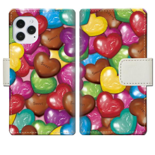 apple iPhone12/iPhone12Pro 手帳型ケース CHOCOLATEデザイン