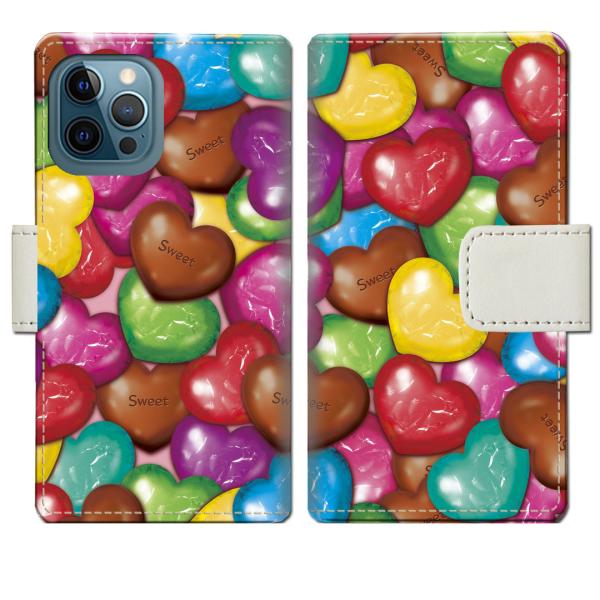 apple iphone12ProMax 手帳型ケース CHOCOLATEデザイン