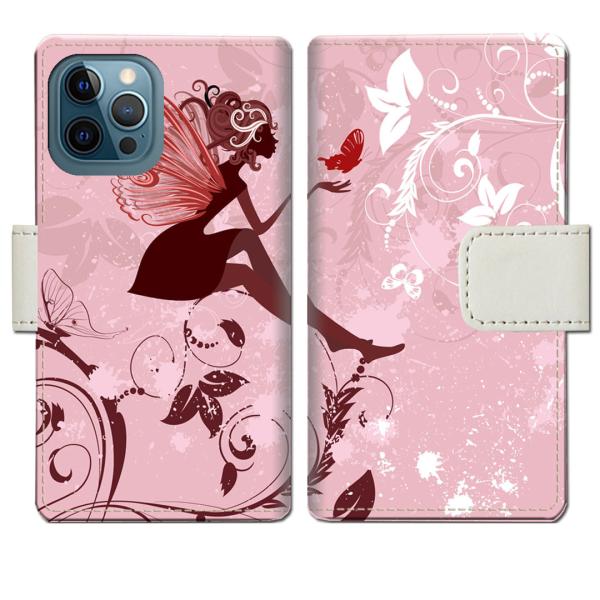 apple iphone12ProMax 手帳型ケース ELFデザイン