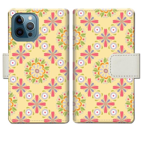 apple iphone12ProMax 手帳型ケース サンフラワーデザイン