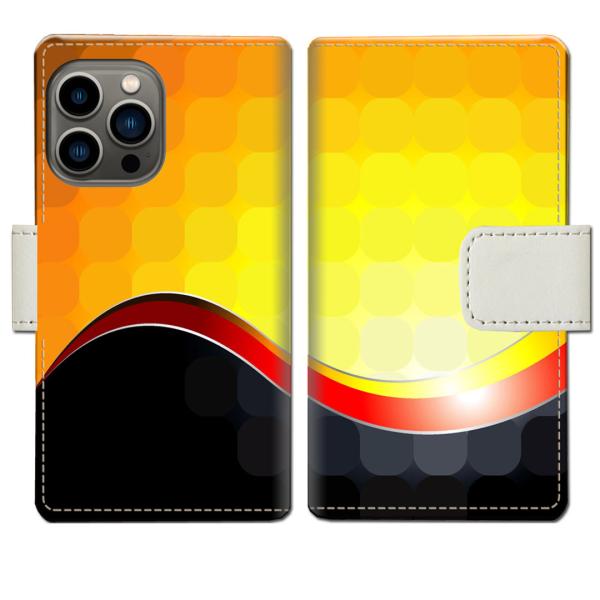 iPhone13Pro 手帳型ケース CCドットデザイン
