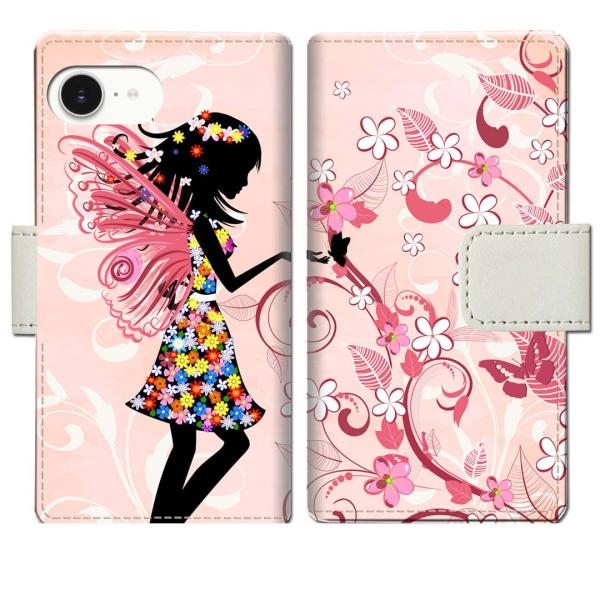 apple iPhone16e 手帳型ケース 出会いデザイン