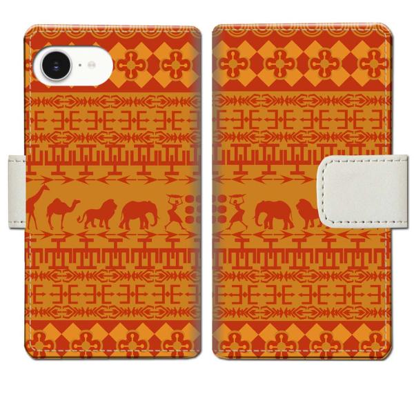 apple iPhone16e 手帳型ケース EGYPTデザイン