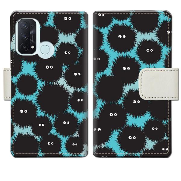 Y!mobile OPPO Reno5 A 手帳型ケース ススワタリデザイン