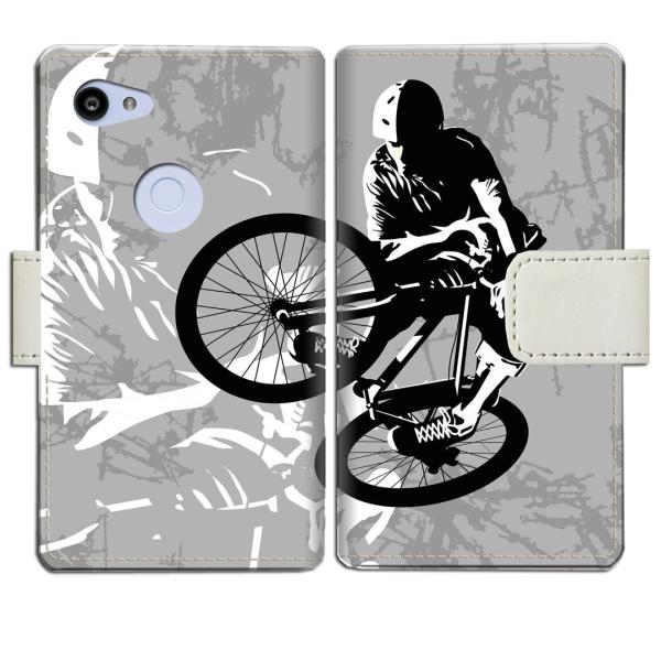 softbank Google Pixel 3a ケース スマホケース  手帳型ケース BMXデザイ...