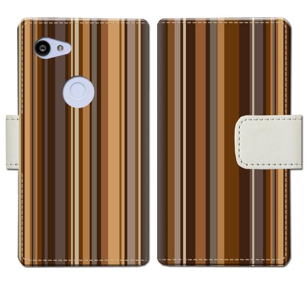softbank Google Pixel 3a ケース スマホケース  手帳型ケース チョコレート...
