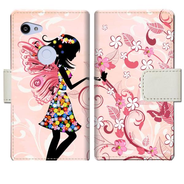 softbank Google Pixel 3a ケース スマホケース  手帳型ケース 出会いデザイ...