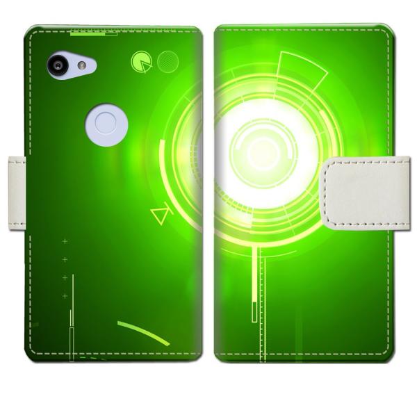 softbank Google Pixel 3a ケース スマホケース  手帳型ケース エレクティカ...