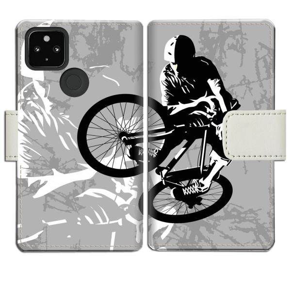 softbank Google Pixel4a 5G 手帳型ケース BMXデザイン