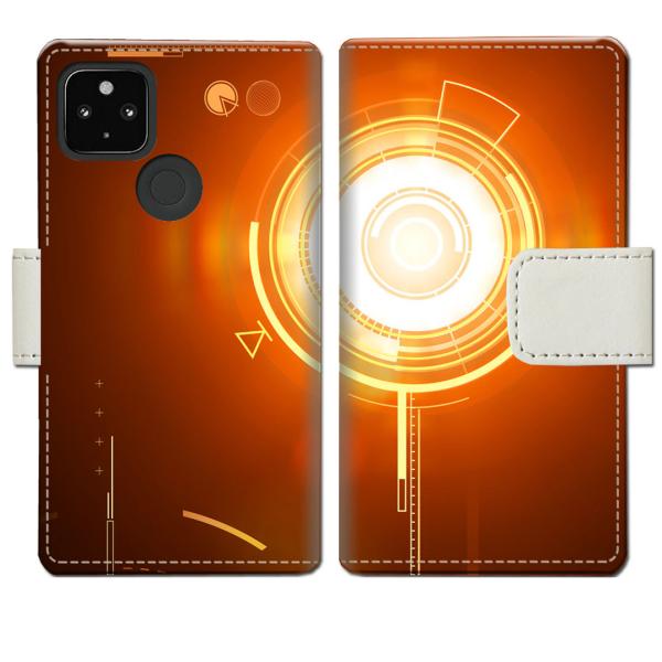 softbank Google Pixel4a 5G 手帳型ケース エレクティカデザイン