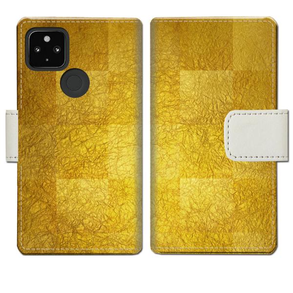 softbank Google Pixel4a 5G 手帳型ケース 雅チェックデザイン