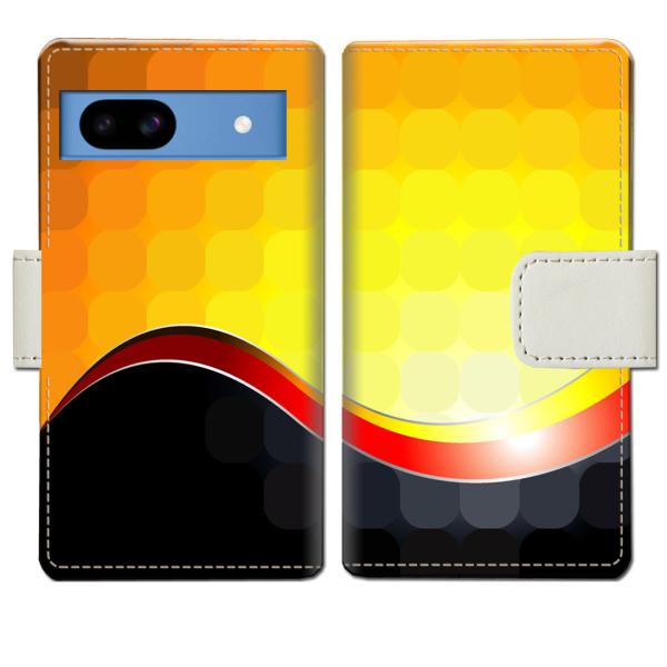 softbank Google Pixel 8a 手帳型ケース CCドットデザイン