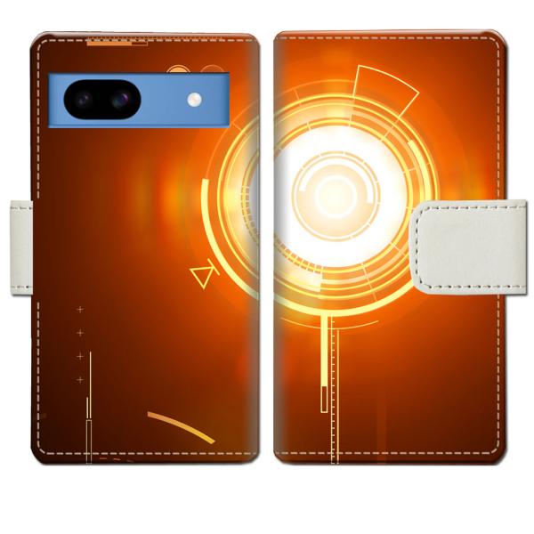 softbank Google Pixel 8a 手帳型ケース エレクティカデザイン