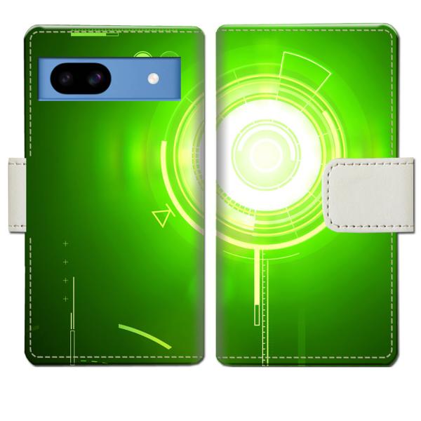 softbank Google Pixel 8a 手帳型ケース エレクティカGデザイン