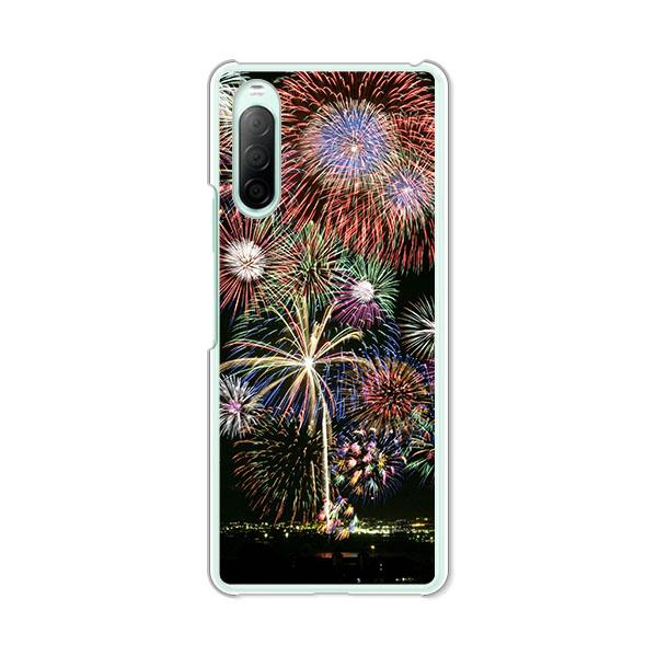 Y!mobile Xperia 10 II A001SO  花火：夏の終わりに デザインハードケース