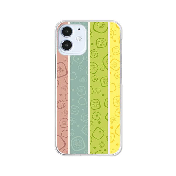 apple iphone12mini  CuteストライプA デザインハードケース