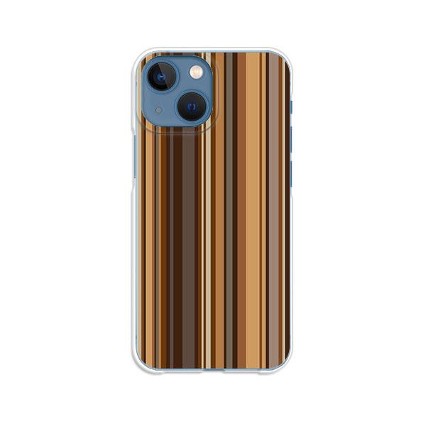iPhone13mini  チョコレートストライプ デザインハードケース