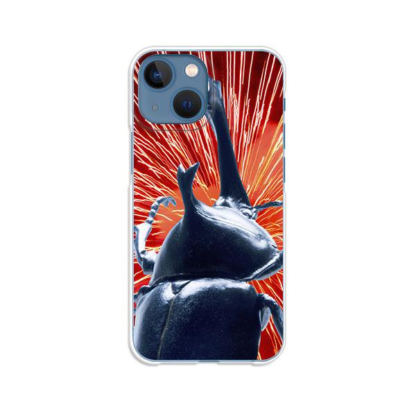 iPhone13mini  I am KING カブトムシ  デザインハードケース
