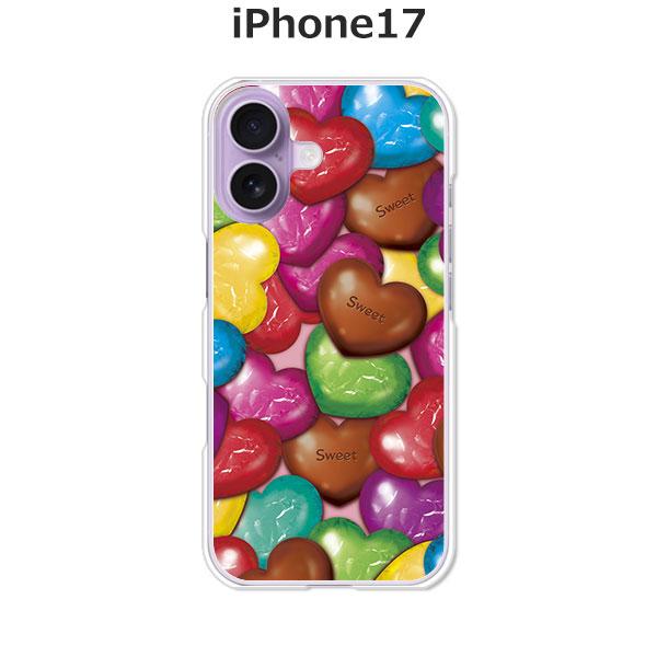 iPhone17 アイフォン17  チョコ デザインハードケース