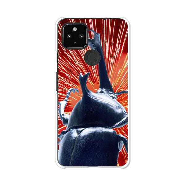 softbank Google Pixel4a 5G  I am KING カブトムシ  デザインハ...