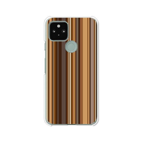 softbank Google Pixel5  チョコレートストライプ デザインハードケース