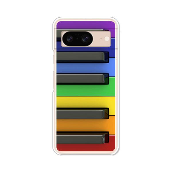 softbank Google Pixel 8  カラフルキーボード デザインハードケース