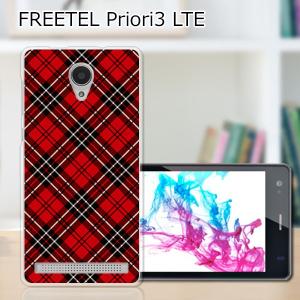 FREETEL Priori3 LTE AKチェック クリアハードケース｜eps111