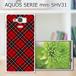 AQUOS SERIE mini SHV31 （AKチェック クリアケース素材）｜eps111