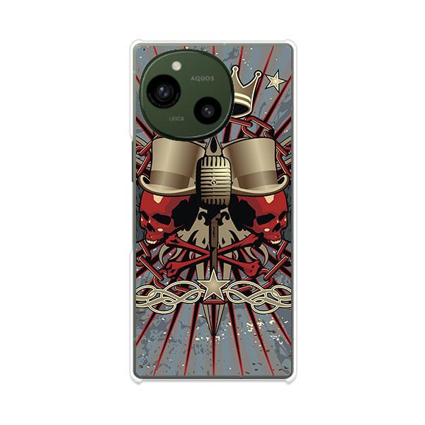 AQUOS R10 A501SH SH-51F SH-M31  スカルキング デザインTPUソフトケ...