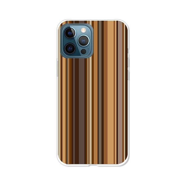 apple iphone12ProMax  チョコレートストライプ デザインTPUソフトケース